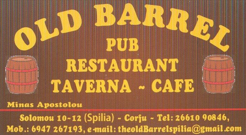 Old barrel pub Kerkyra - Řecko Korfu