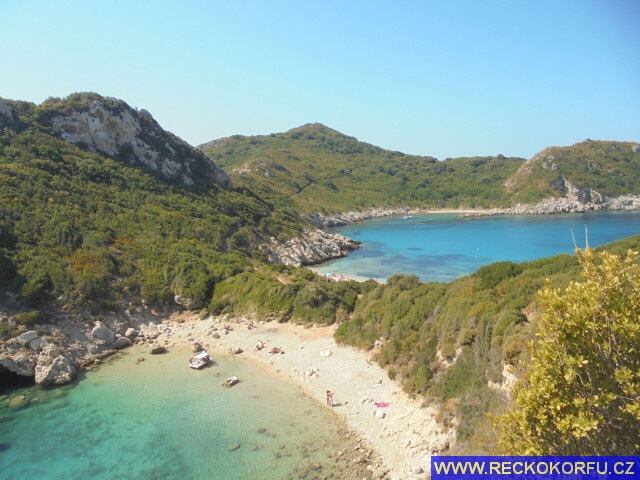 Porto Timoni pláž - Řecko Korfu